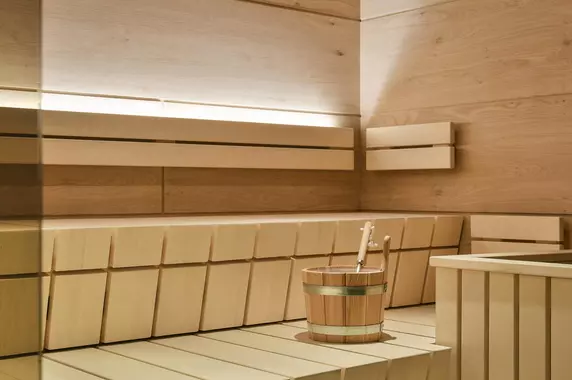 Finnische Sauna im Hotel Sonnblick in Lech